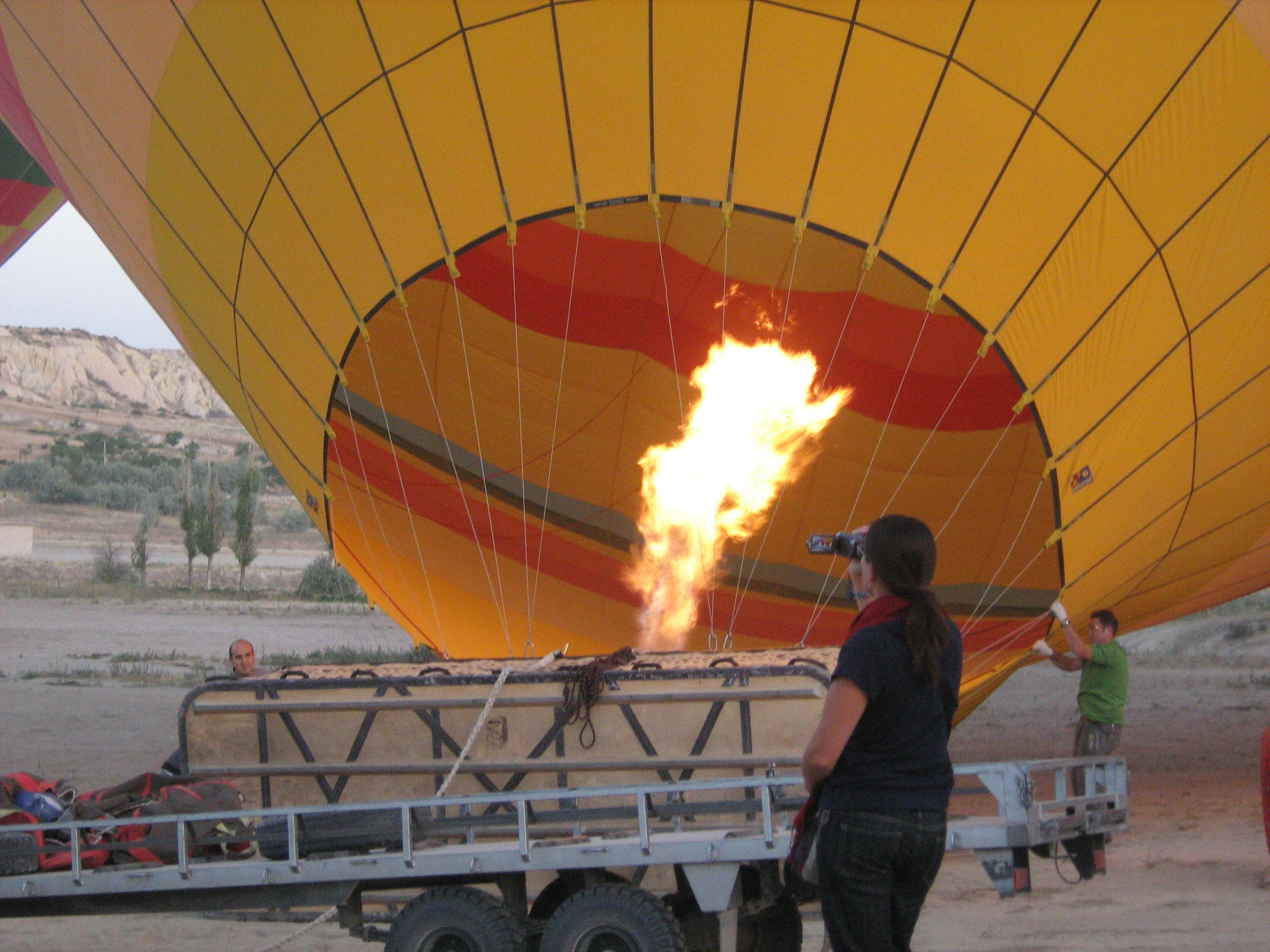 Hot air balloon in Cappadocia