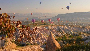 Where can I see the balloons in Cappadocia?