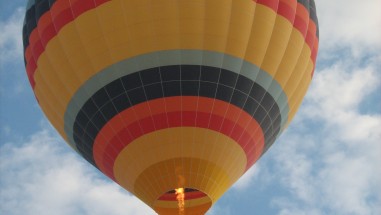 Cappadocia hot air balloon comfortably and safely fly.